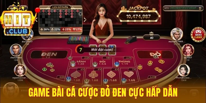 Game bài cá cược đỏ đen cực hấp dẫn