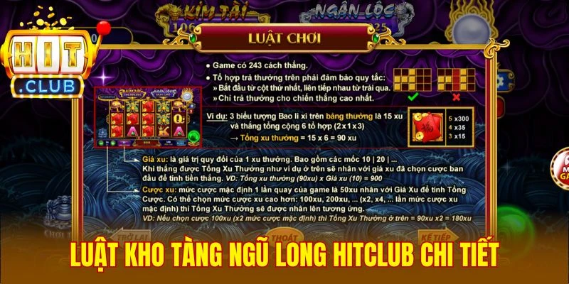 Luật Kho Tàng Ngũ Long Hitclub chi tiết